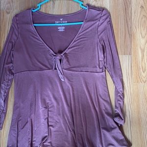 American eagle flowy blouse